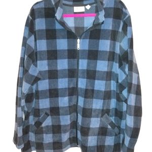 Plaid Fleece Pullover
